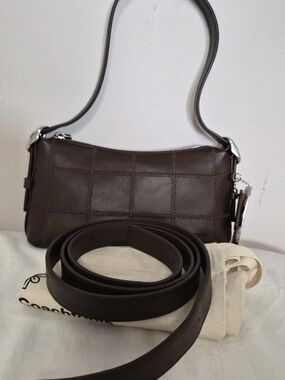 Coach/coachtopia Alter/ego Quilted Patchwork Leather Small Shoulder Bag In MAPLE